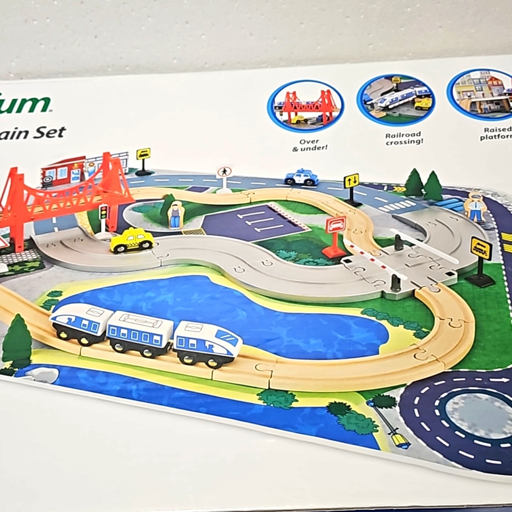 Imaginarium Road and Rail Set With Bonus Playmat